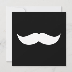 Mustache Uitnodiging