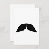 Mustache Uitnodiging (Voorkant / Achterkant)