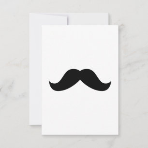 Mustache Uitnodiging