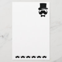 Mustache vel papier