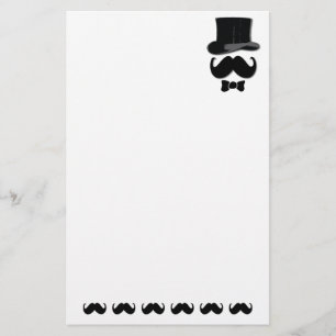 Mustache vel papier