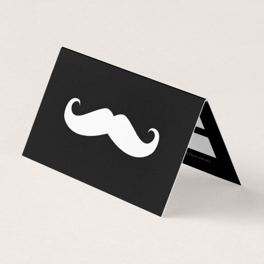Mustache Visitekaartjes (Voorkant)