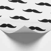 Mustache Wrapping Paper Cadeaupapier (Hoek)