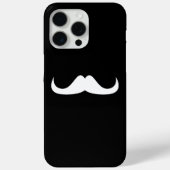 Mustache zwart-wit aanpassen Case-Mate iPhone case (Achterkant)