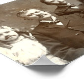 Mustached Ancestors Poster (Hoek)