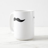 Mustaches gebeuren koffiemok (Voorkant links)