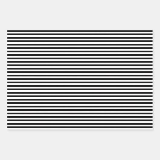 Mustaches met zwarte en witte strepen inpakpapier vel (Voorkant)