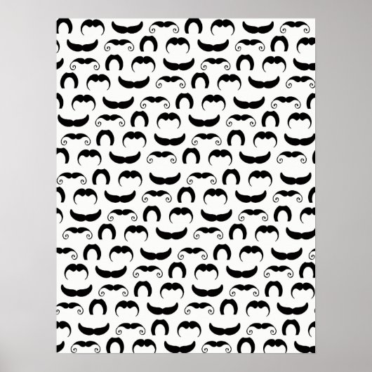 Mustaches Poster (Voorkant)
