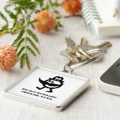 Mustaches Sleutelhanger (Zijkant)