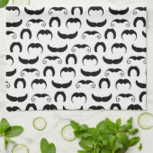 Mustaches Theedoek (Gevouwen)