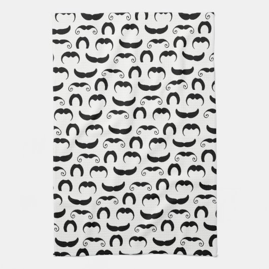 Mustaches Theedoek (Verticaal)