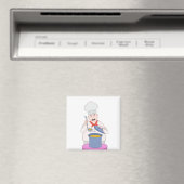 Mustachioed Chef Magneet (Insitu (Vaatwasser))