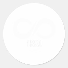 Mustafa Kemal Atatürk 1881 Türkiye Cumhuriyeti Ronde Sticker