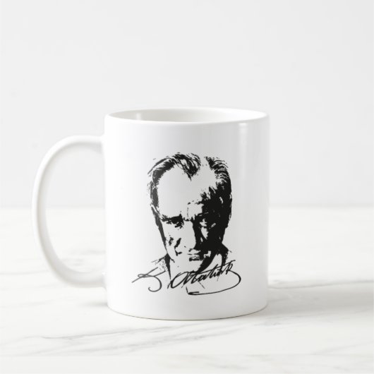 Mustafa Kemal ATATURK Koffiemok (Links)