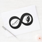 Mustafa Kemal Ataturk Ovale Sticker (Envelop)