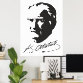 Mustafa Kemal Atatürk Poster (Thuiskantoor)