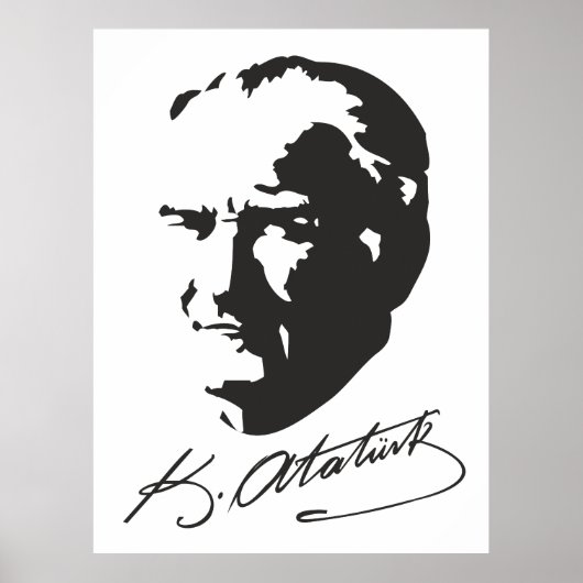 Mustafa Kemal Atatürk Poster (Voorkant)