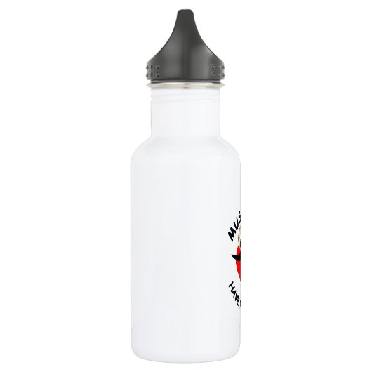 Mustakels hebben ook hart waterfles (Links)