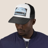 Mustang 73" image de frontview sur un casquette (En situation)