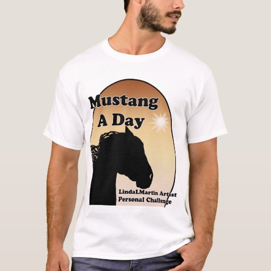 Mustang a Day Personal Challenge T-shirt (Voorkant)