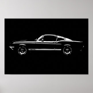 Mustang-auto Poster