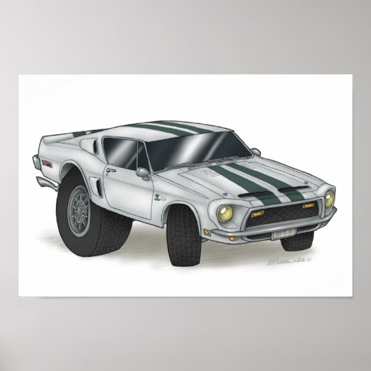 Mustang Cobra Poster (Voorkant)