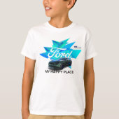 Mustang Customizer Kinderen Raglan T-Shirt (Voorkant)