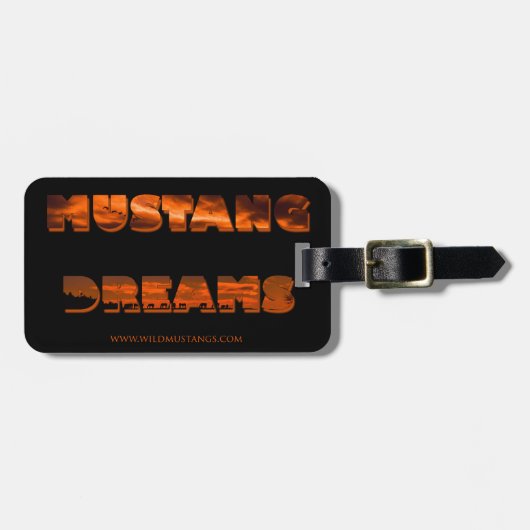Mustang Dreams - Bagagelabel (Voorkant horizontaal)