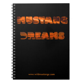 Mustang Dreams - Fotonotebook (80 pagina's B&W) Notitieboek
