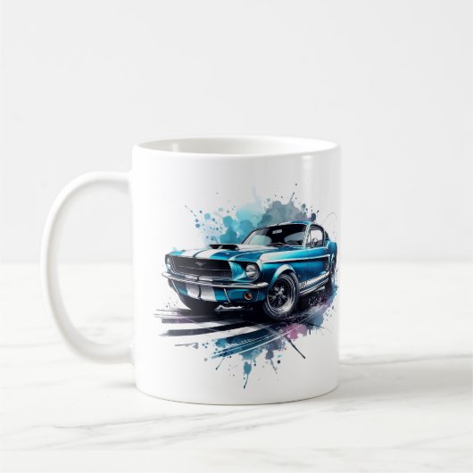 Mustang Fastback café Mug (Gauche)