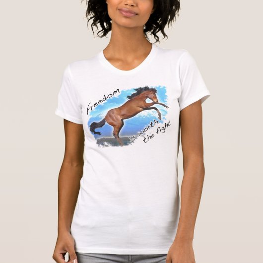 Mustang Fight for Freedom T-shirt (Voorkant)