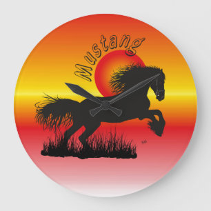 Mustang für Pferdeliebhaber Uhr Grote Klok