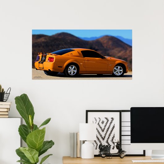 MUSTANG GT ! AFFICHE (Bureau à domicile)