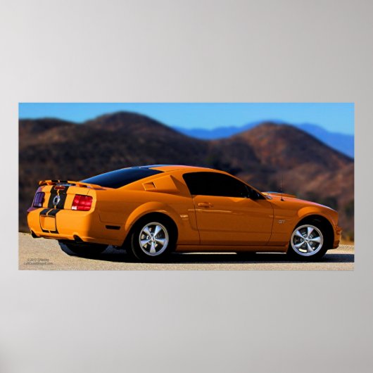 MUSTANG GT ! AFFICHE (Devant)