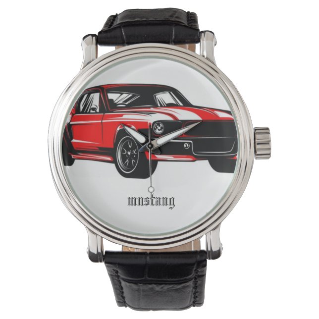 mustang horloge (Voorkant)