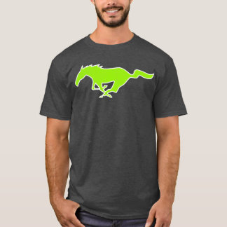 Mustang Horse Neon Green 2022 T-shirt