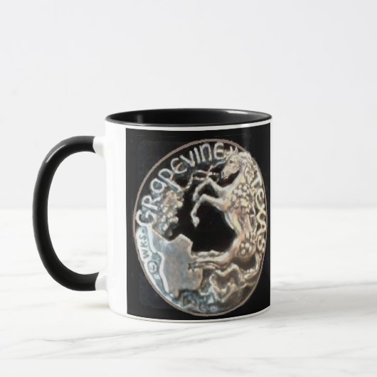Mustang in Grapevines 11 oz Mok (Links)