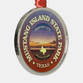 Mustang Island SP Metalen Ornament (Rechts)