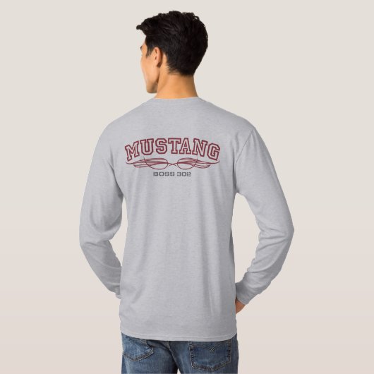 Mustang Long Hoeve T-shirt (Achterkant volledig)
