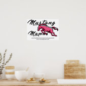 Mustang Mamas Poster (Keuken)