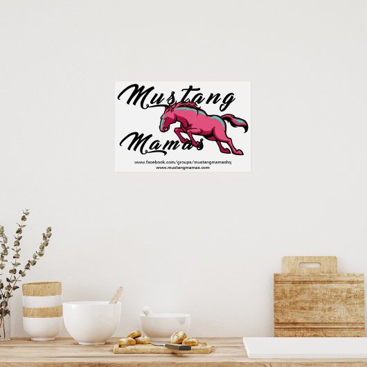 Mustang Mamas Poster (Keuken)