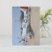 Mustang P-51D - carte plate (Debout devant)