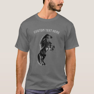 Mustang Paard T-shirt met aangepaste tekst