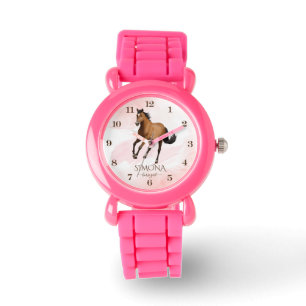 Mustang paard thema meisjes geschenken pony horloge