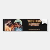 MUSTANG POWER Bumper CP Bumpersticker (Voorkant)
