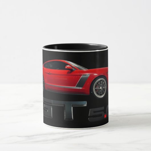 Mustang Red Mug (Centre)