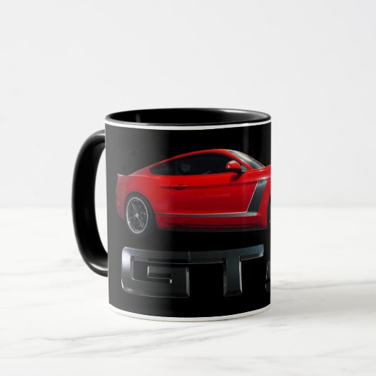 Mustang Red Mug (Devant gauche)