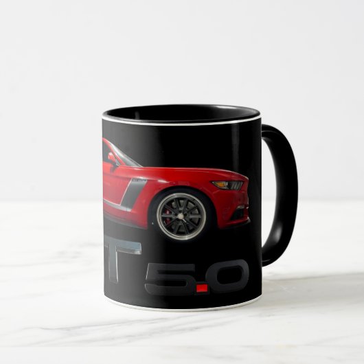 Mustang Red Mug (Devant droit)