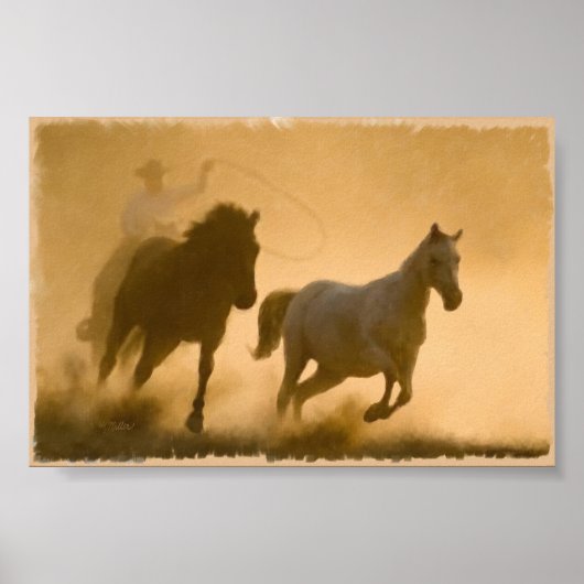 Mustang Roundup Poster (Voorkant)