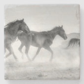 Mustang Run Stenen Onderzetter (Voorkant)